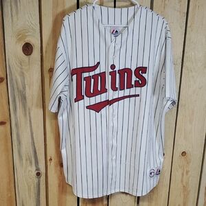 Mens Minnesota Twins Majestic Jersey Not Sure On The Size